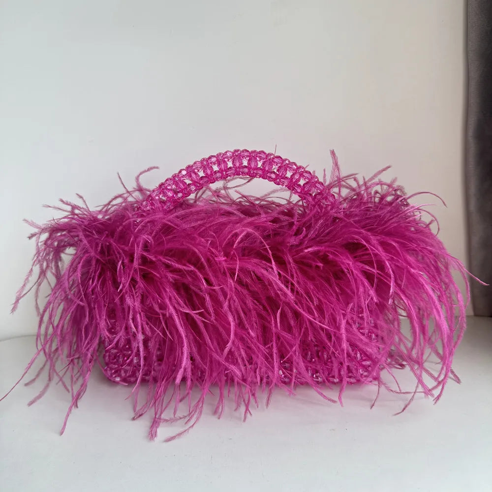 Variant image for Lotte | Dames Handtas Acryl met Parels voor Feestjes en Evenementen-4