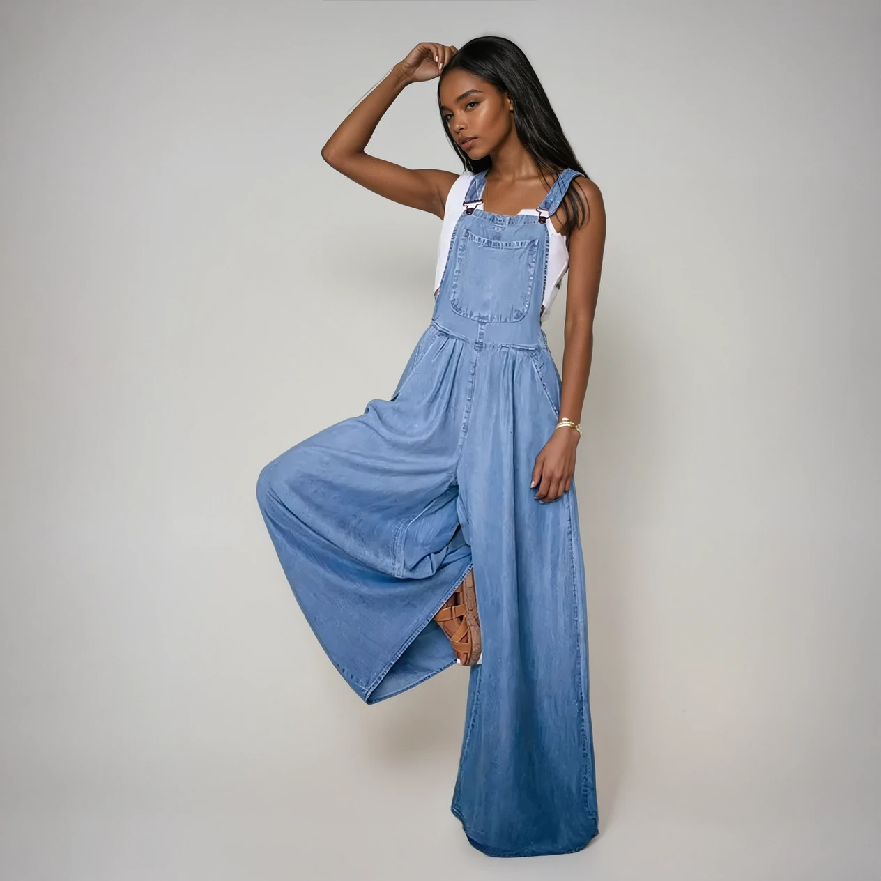 Mila | Dames Jumpsuit Denim voor Casual Chic-1