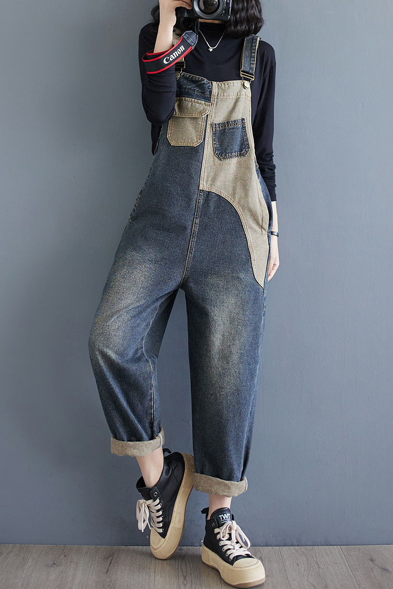 Agatha | Dames Jumpsuit Denim voor Zomer met Verstelbare Banden