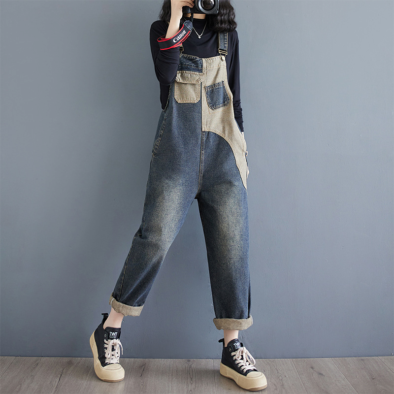 Agatha | Dames Jumpsuit Denim voor Zomer met Verstelbare Banden