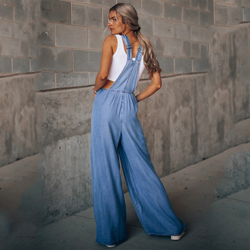 Mila | Dames Jumpsuit Denim voor Casual Chic-3