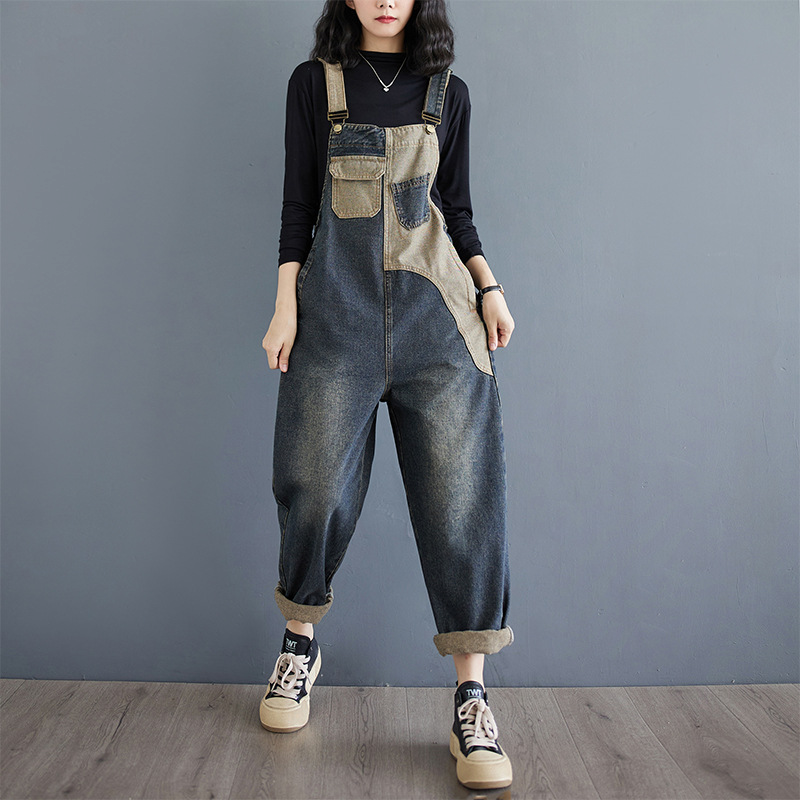 Agatha | Dames Jumpsuit Denim voor Zomer met Verstelbare Banden