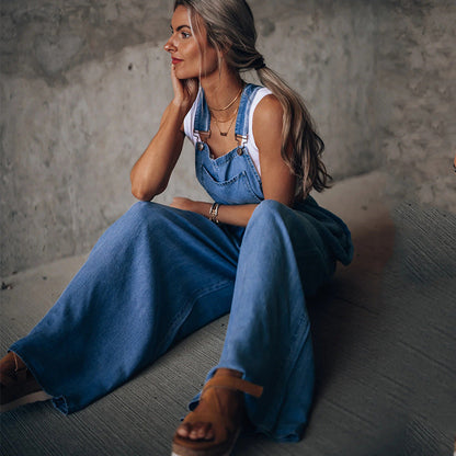 Mila | Dames Jumpsuit Denim voor Casual Chic-4
