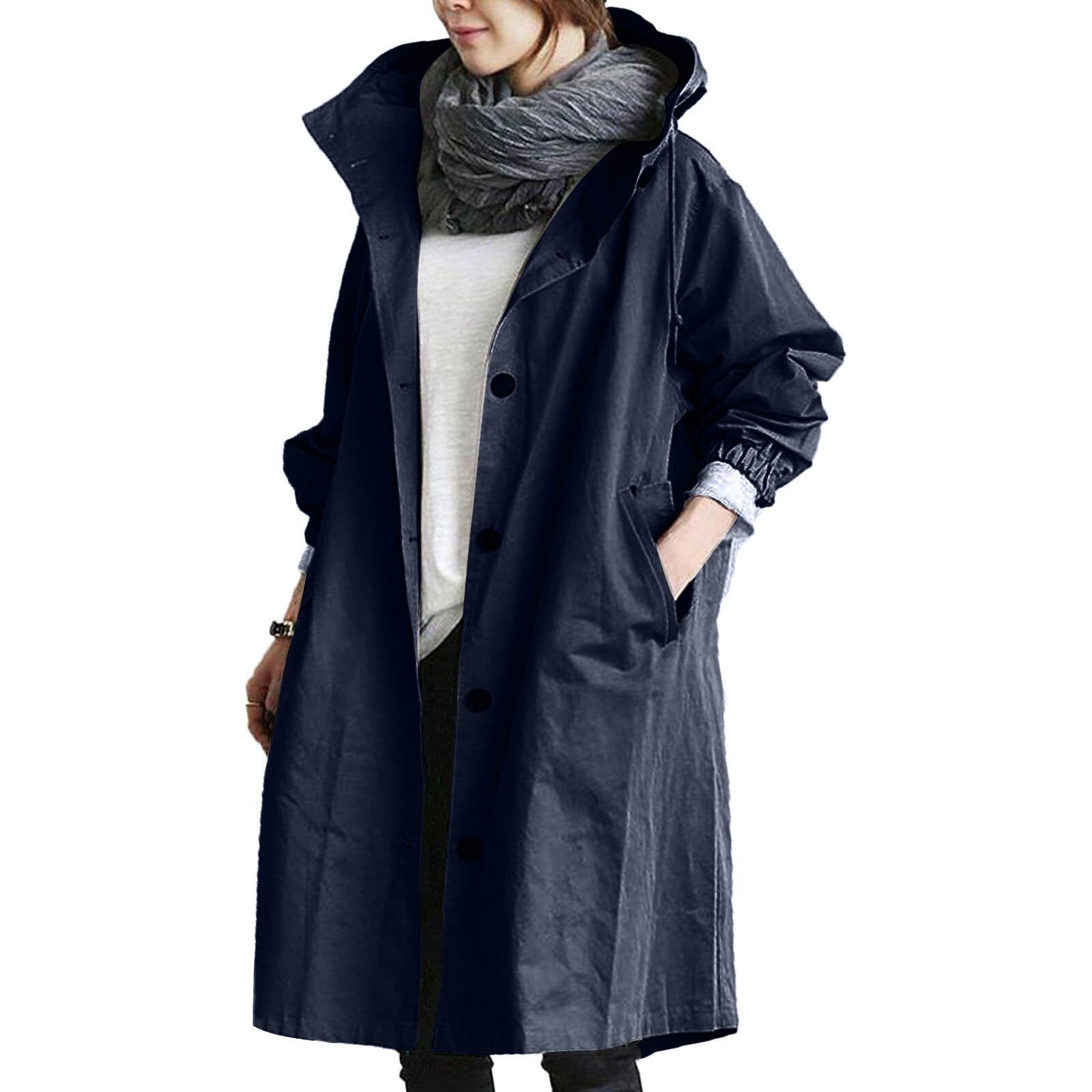 Variant image for Lotte | Dames Lange Regenjas Waterdicht voor Lente en Zomer-13