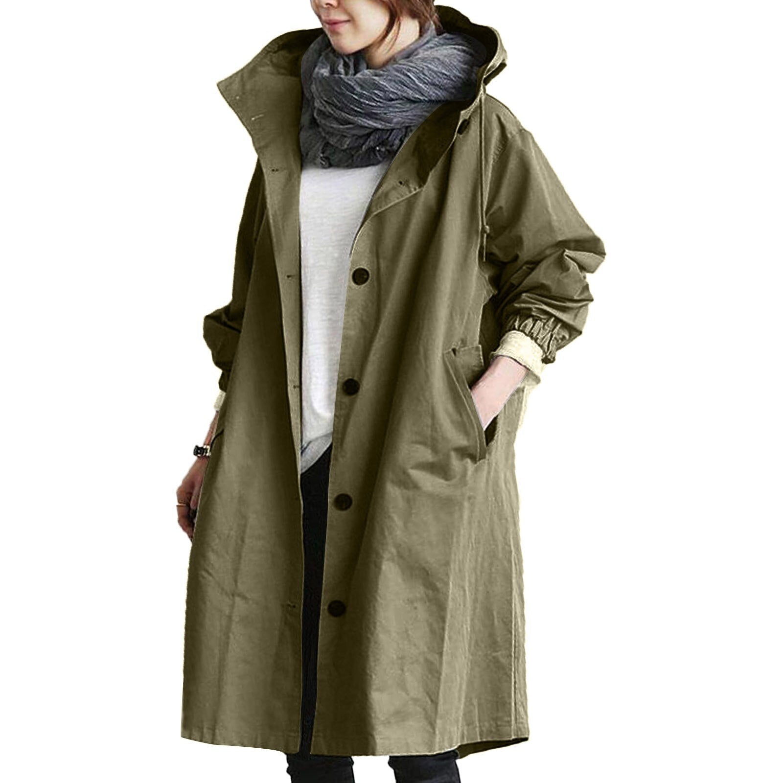 Variant image for Lotte | Dames Lange Regenjas Waterdicht voor Lente en Zomer-1