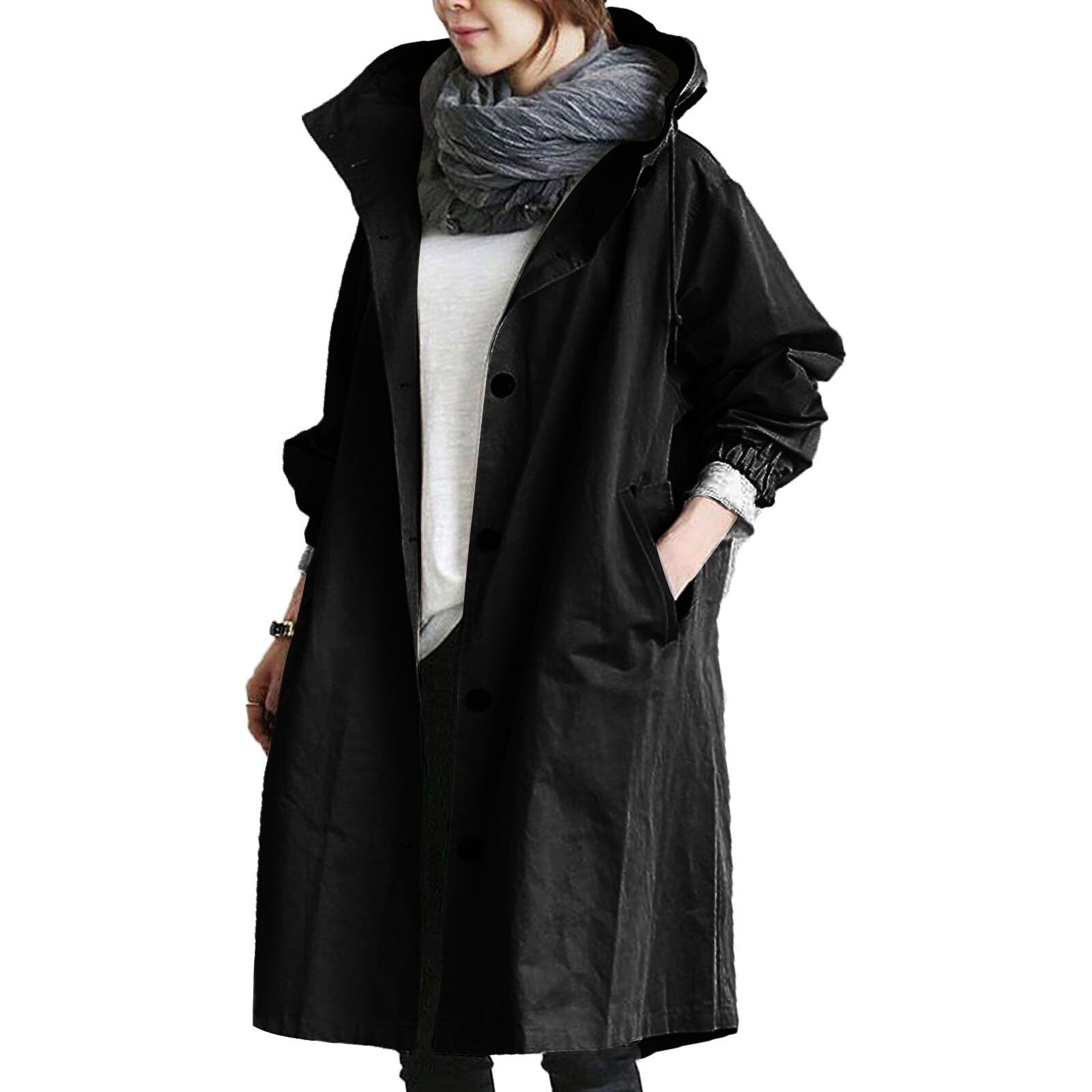 Variant image for Lotte | Dames Lange Regenjas Waterdicht voor Lente en Zomer-7