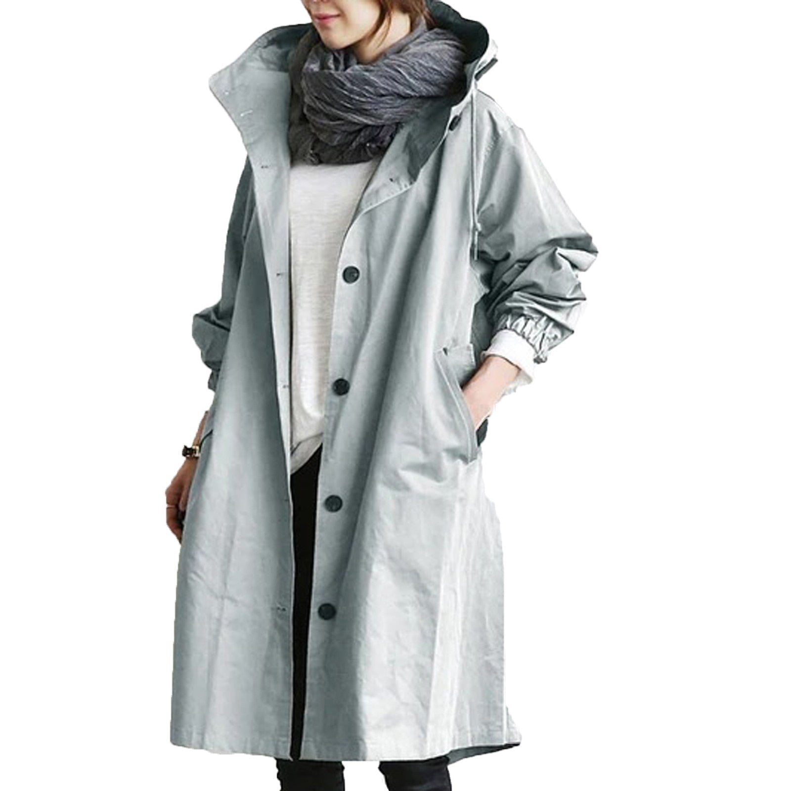 Variant image for Lotte | Dames Lange Regenjas Waterdicht voor Lente en Zomer-31