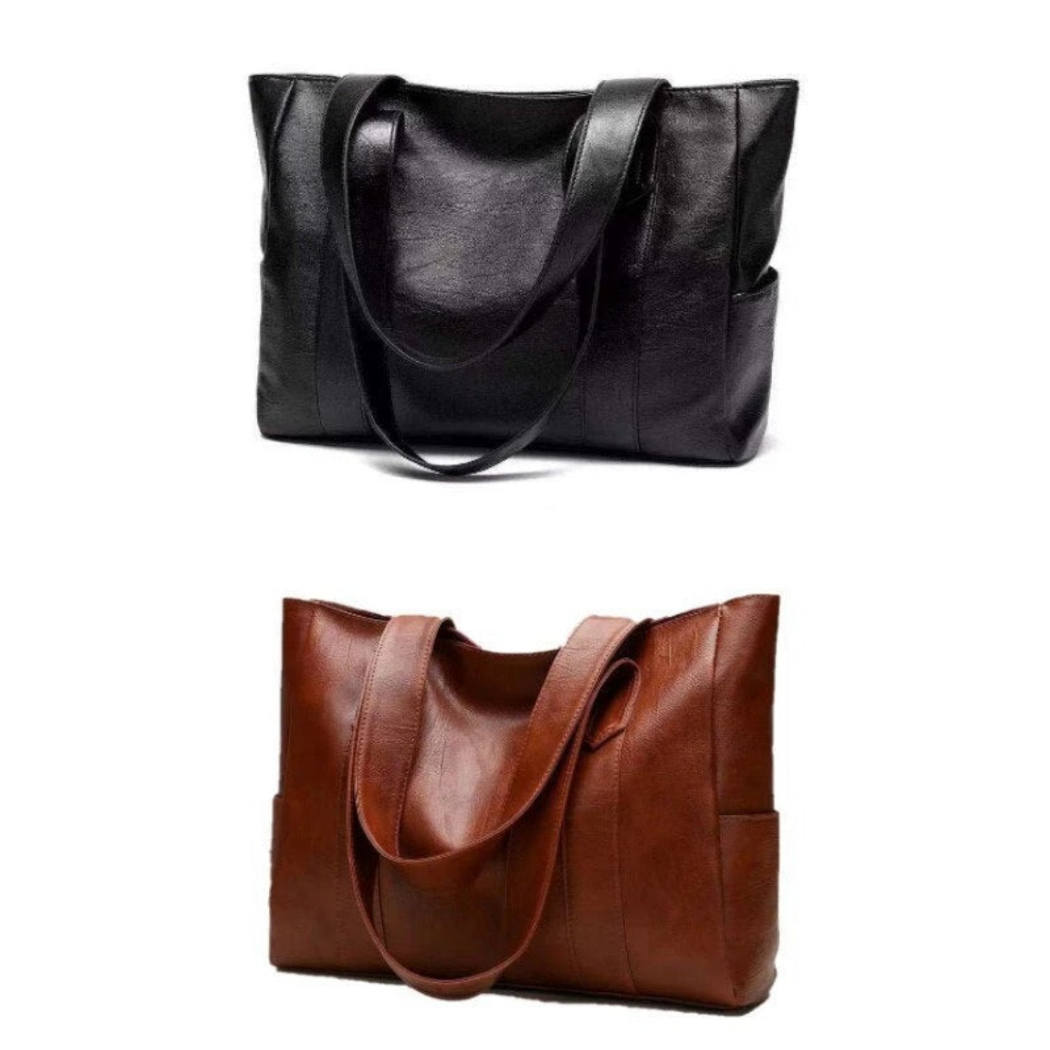 Sophia Vintage Leren Schoudertas - Klassiek - Modieuze Vrouwen