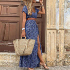 Variant image for Agnes | Dames Lange Zomerjurk Polyester voor Casual Uitjes-1
