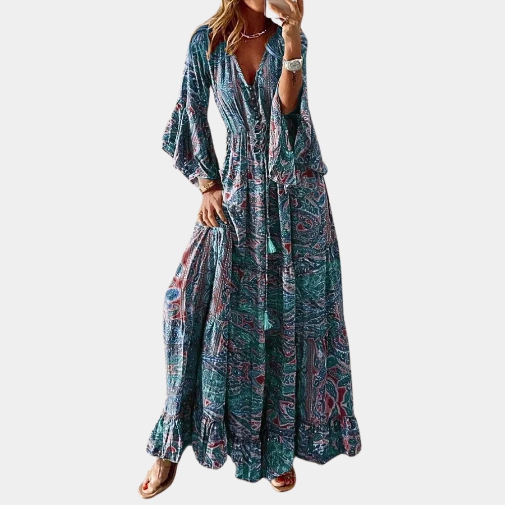 Variant image for Lotte | Lange Jurk Dames Polyester voor Zomer Feesten-1