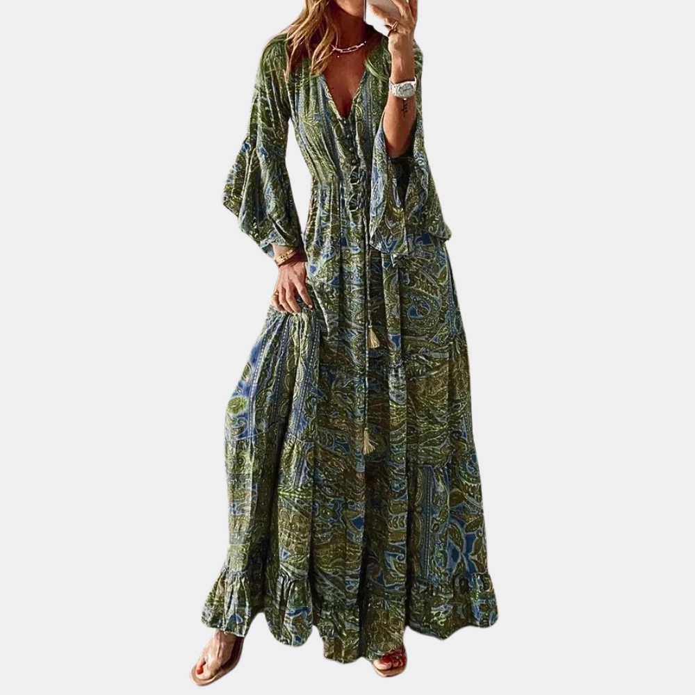 Variant image for Lotte | Lange Jurk Dames Polyester voor Zomer Feesten-13
