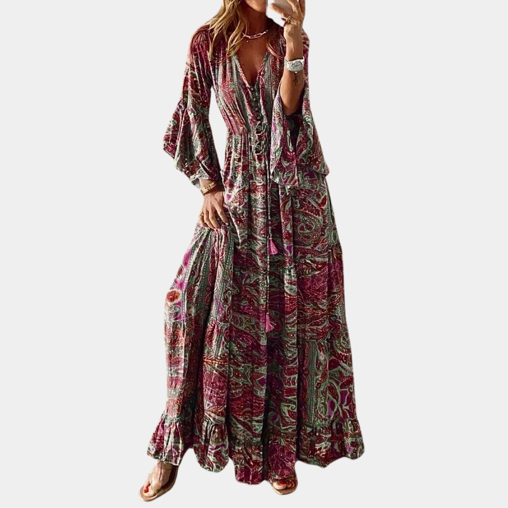 Variant image for Lotte | Lange Jurk Dames Polyester voor Zomer Feesten-31