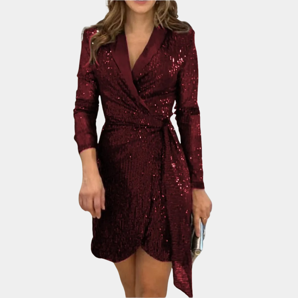 Variant image for Leonie | Dames Galajurk met Glitter voor Bruiloften en Feestjes-1