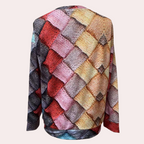 Michaela | Dames Trui Polyester met Print voor Casual Gebruik-6
