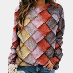 Michaela | Dames Trui Polyester met Print voor Casual Gebruik-4