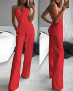 Lotte | Dames Jumpsuit Katoen met V-hals voor Casual Uitjes-3