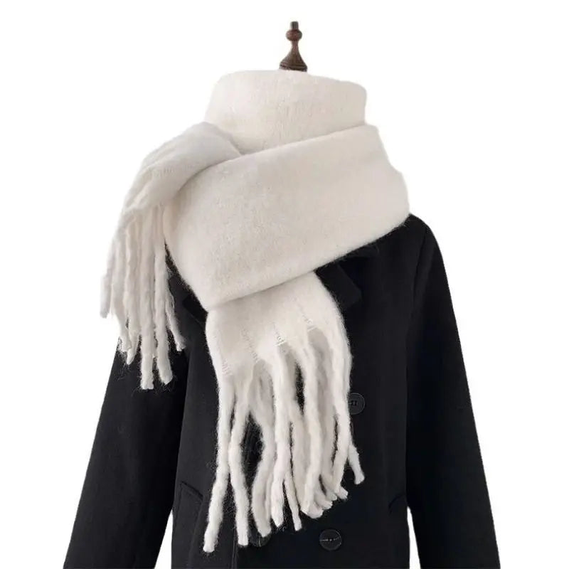 Catharina | Warme Winter Sjaal met Franje
