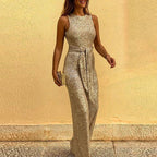 Amelia | Dames Jumpsuit Zwart Katoen voor Feestelijke Evenementen-5