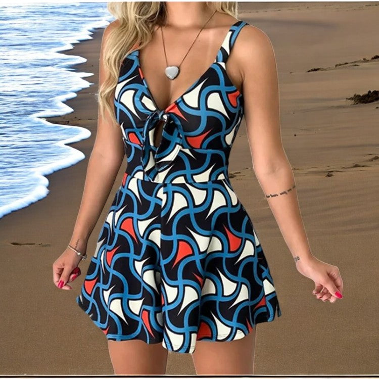 Isla | Dames Jumpsuit Katoen met Boogdetail voor Zomeruitjes-6