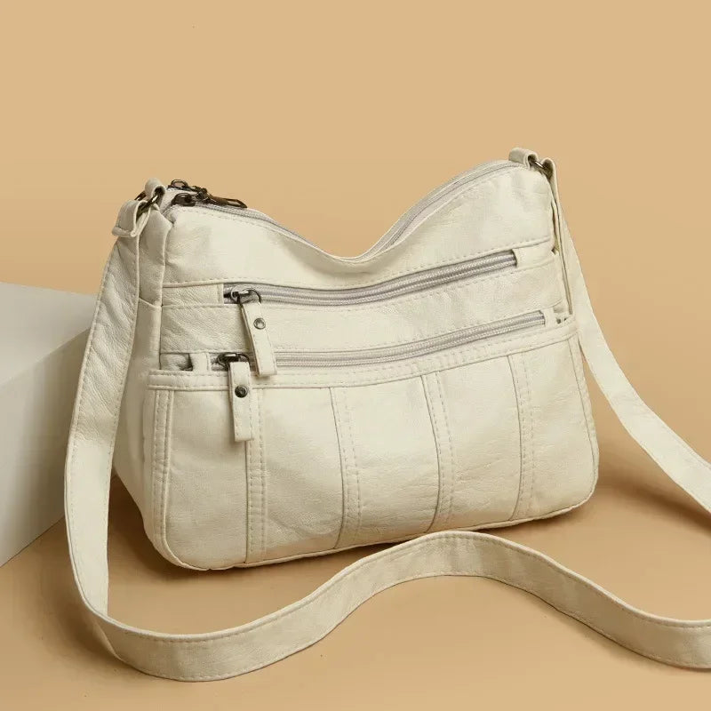 Emma | Dames Crossbody Tas Zacht Leer voor Casual Gebruik
