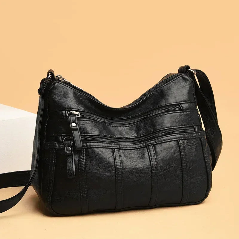 Emma | Dames Crossbody Tas Zacht Leer voor Casual Gebruik