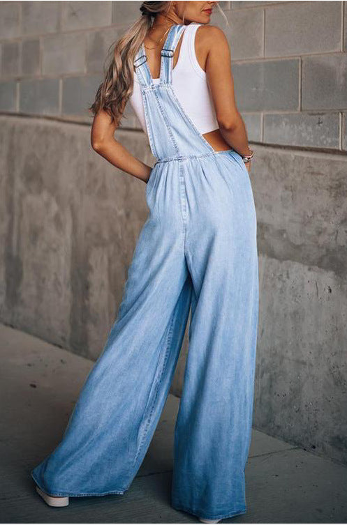 Mila | Dames Jumpsuit Denim voor Casual Chic-6
