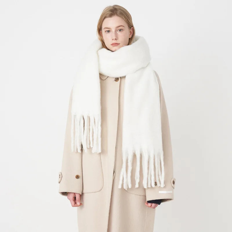 Catharina | Warme Winter Sjaal met Franje