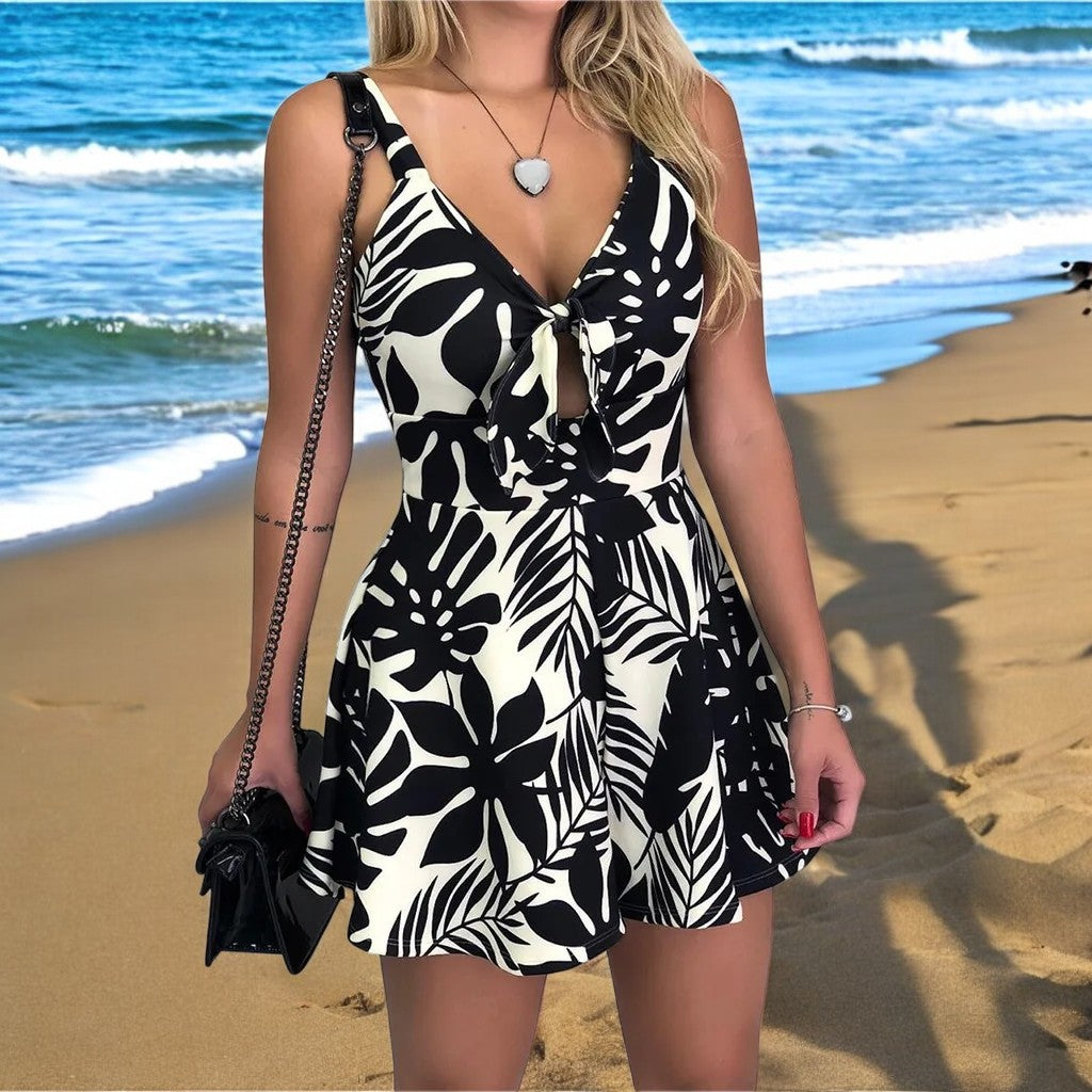 Variant image for Isla | Dames Jumpsuit Katoen met Boogdetail voor Zomeruitjes-33