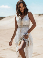 Leila | Dames Boheemse Jurk Katoen voor Zomeruitjes-3