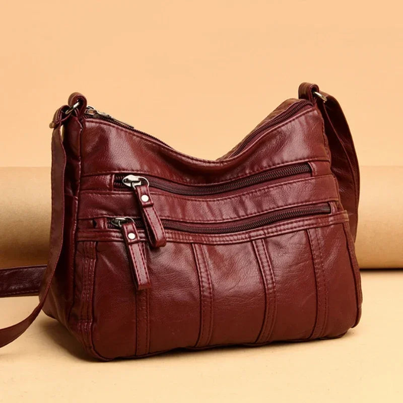 Emma | Dames Crossbody Tas Zacht Leer voor Casual Gebruik