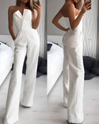 Lotte | Dames Jumpsuit Katoen met V-hals voor Casual Uitjes-2