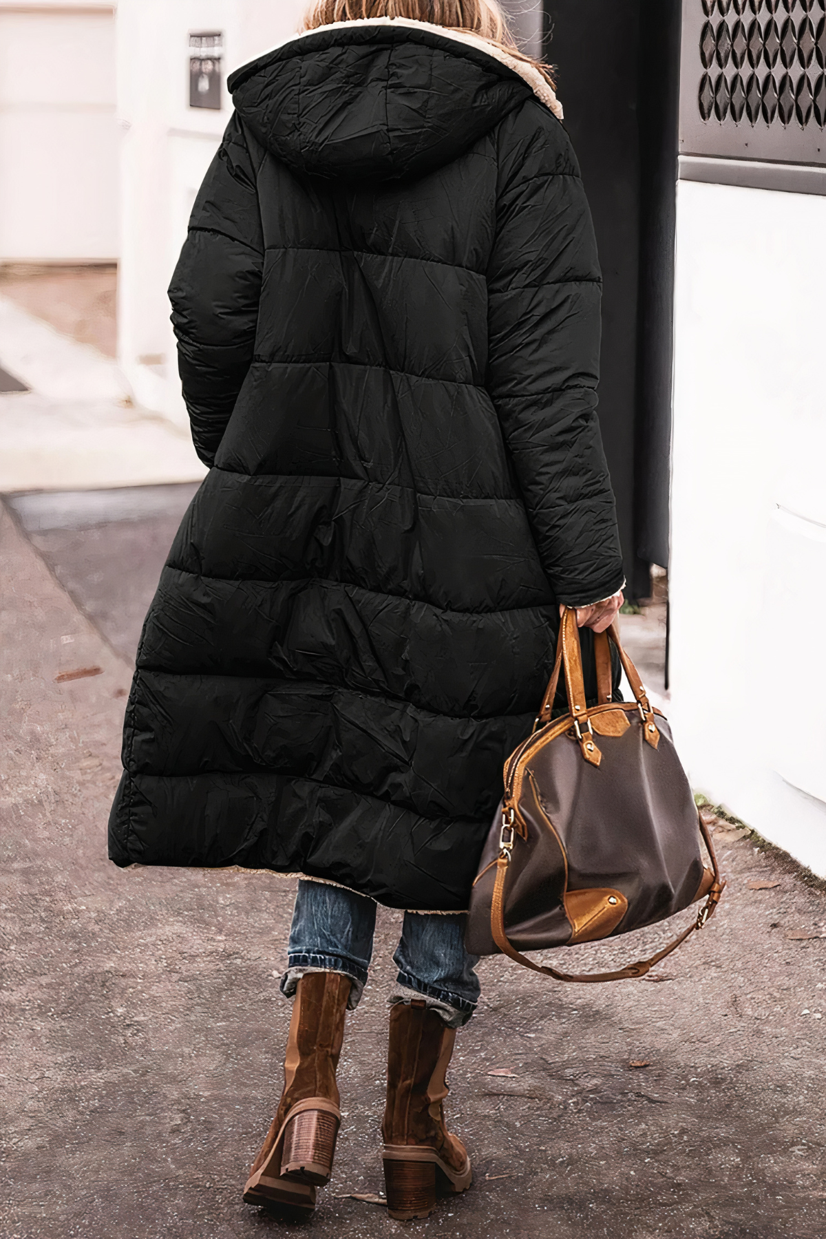 Stellane Dames Parka Winterjas - Stijlvolle en Warme Lange Jas voor Koude Dagen 1