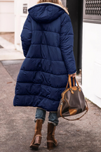 Stellane Dames Parka Winterjas - Stijlvolle en Warme Lange Jas voor Koude Dagen 4