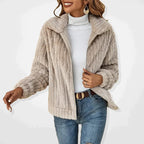 Tabitha | Dames Fleece Vest Lang met Kraag voor Lente en Zomer-1