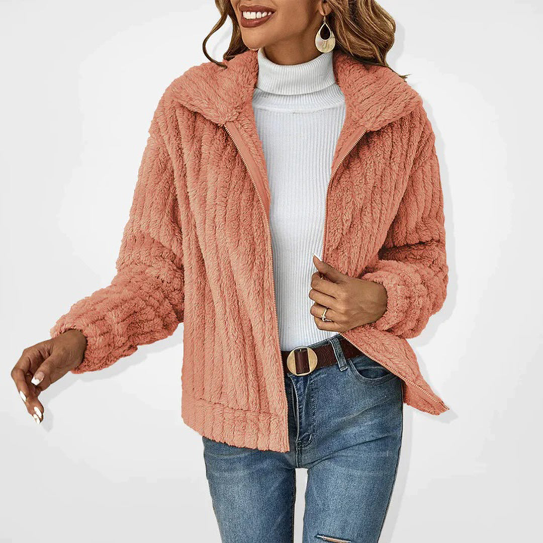 Variant image for Tabitha | Dames Fleece Vest Lang met Kraag voor Lente en Zomer-25