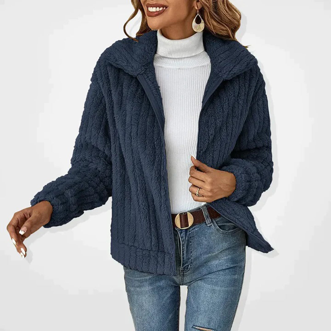 Variant image for Tabitha | Dames Fleece Vest Lang met Kraag voor Lente en Zomer-19