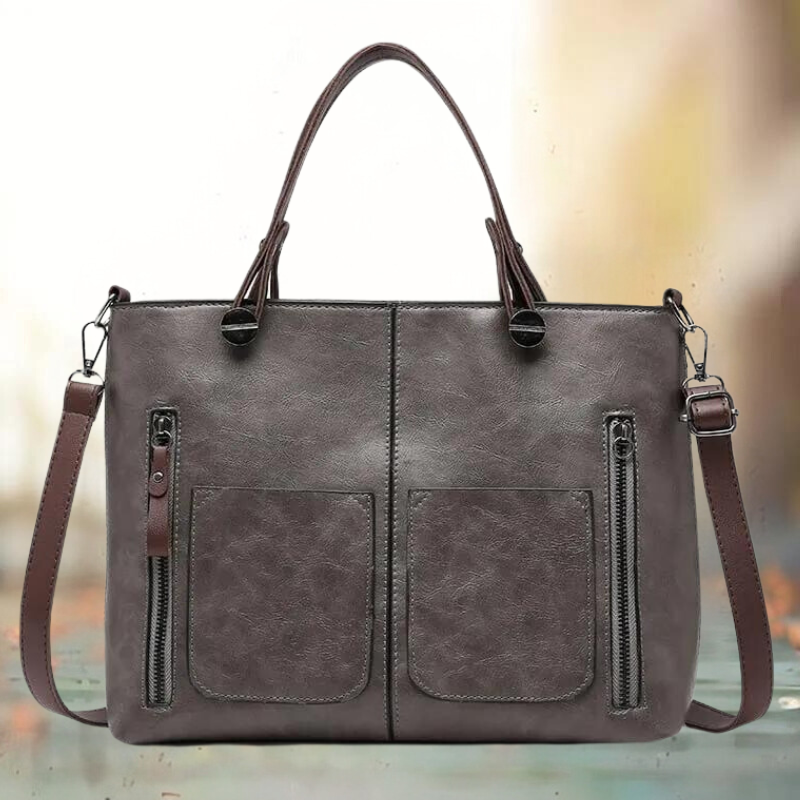 Variant image for Dames Schoudertas Zwart One Size Premium Leer-3