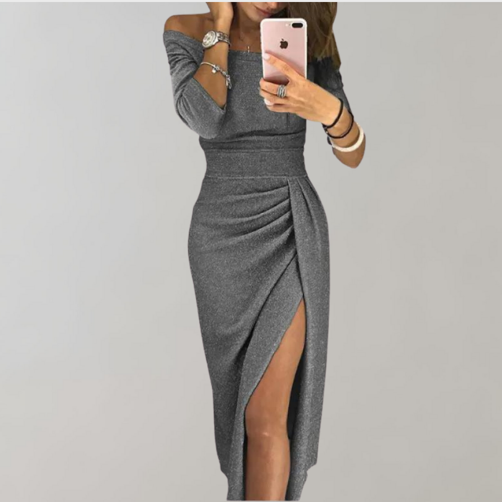 Vilja | Dames Galajurk Glitter Polyester voor Feestelijke Gelegenheden-4
