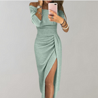 Vilja | Dames Galajurk Glitter Polyester voor Feestelijke Gelegenheden-5