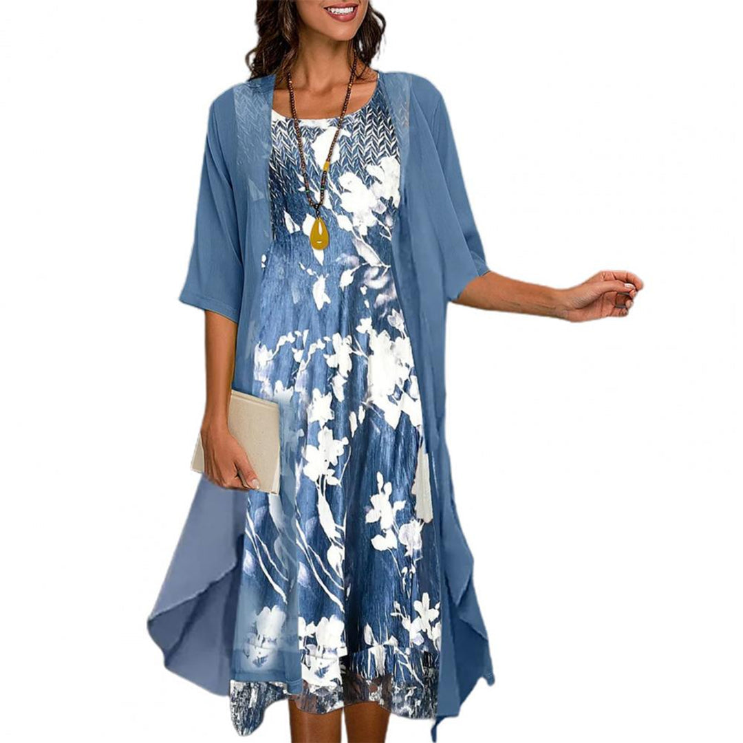Zomerjurk Dames van Ademend Elastisch Materiaal – Flatterend en Comfortabel in Diverse Kleuren en Maten 0