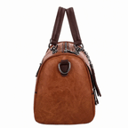 Elegante Handtas Dames met Afneembare Charme en Meerdere Compartimenten-4