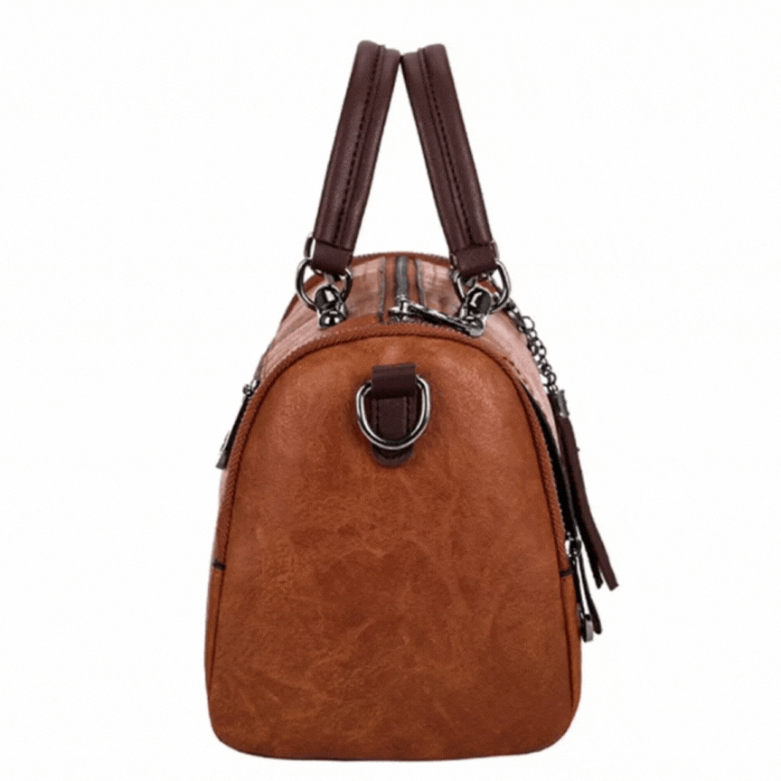 Elegante Handtas Dames met Afneembare Charme en Meerdere Compartimenten-4