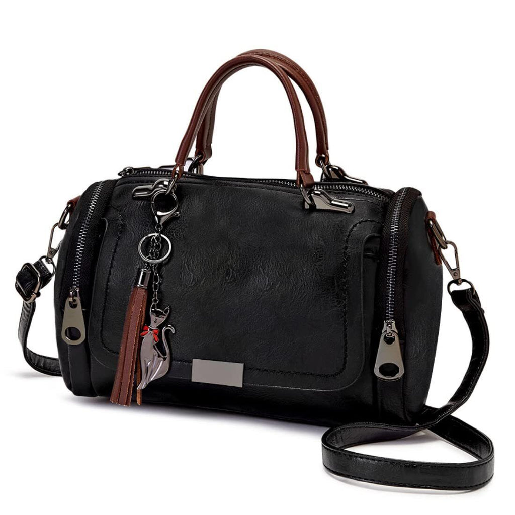 Elegante Handtas Dames met Afneembare Charme en Meerdere Compartimenten-2