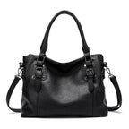 Luxe Lederen Handtas Dames met Afneembare Schouderriem en Ruim Interieur-4