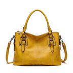 Luxe Lederen Handtas Dames met Afneembare Schouderriem en Ruim Interieur-6