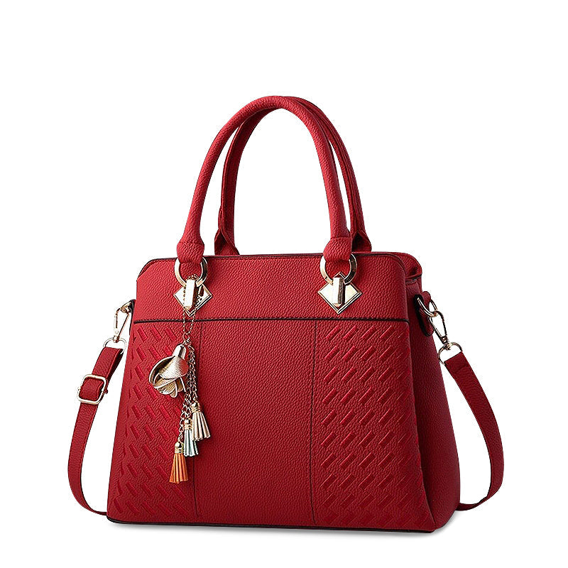 Variant image for Natalia | Dames Handtas Vegan Leer met Luxe Goudkleurige Hardware-3