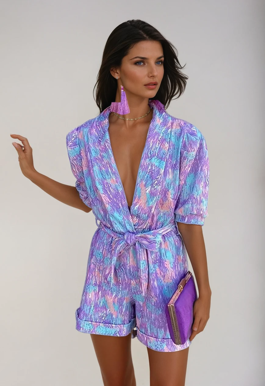 Vera | Dames Jumpsuit Feestelijk Katoen voor Chique Gelegenheden-2