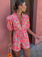 Vera | Dames Jumpsuit Feestelijk Katoen voor Chique Gelegenheden-1