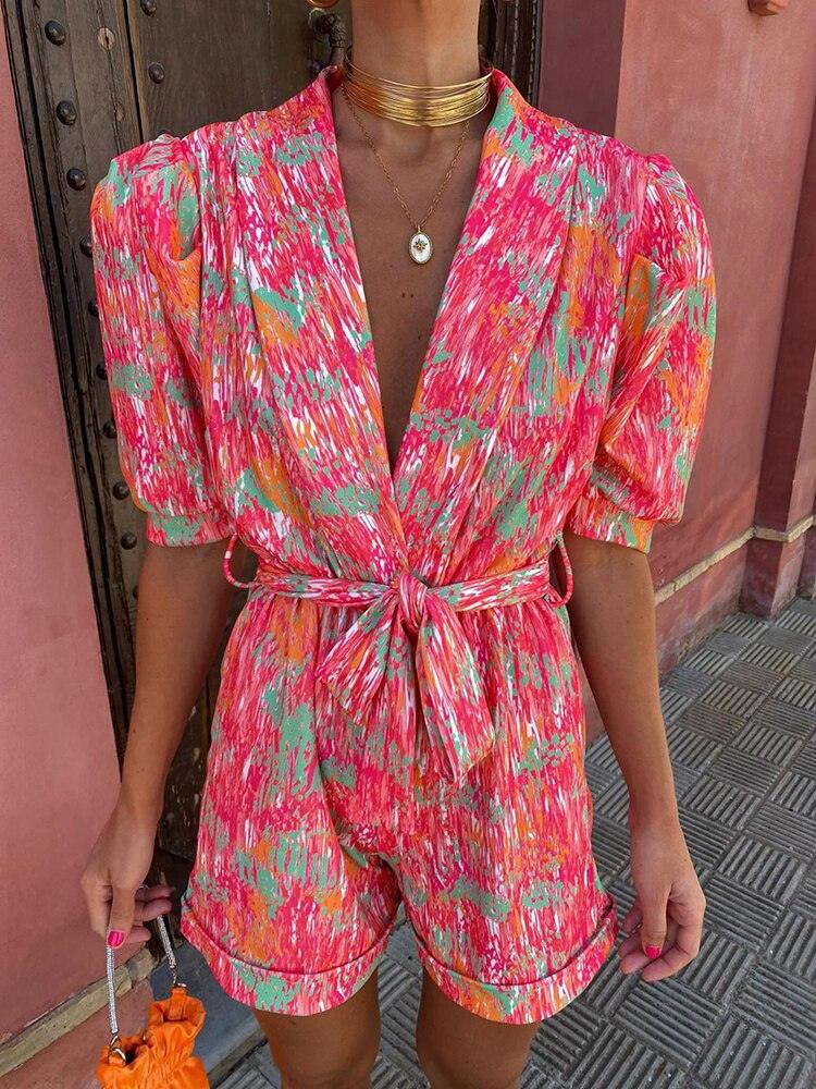 Vera | Dames Jumpsuit Feestelijk Katoen voor Chique Gelegenheden-4