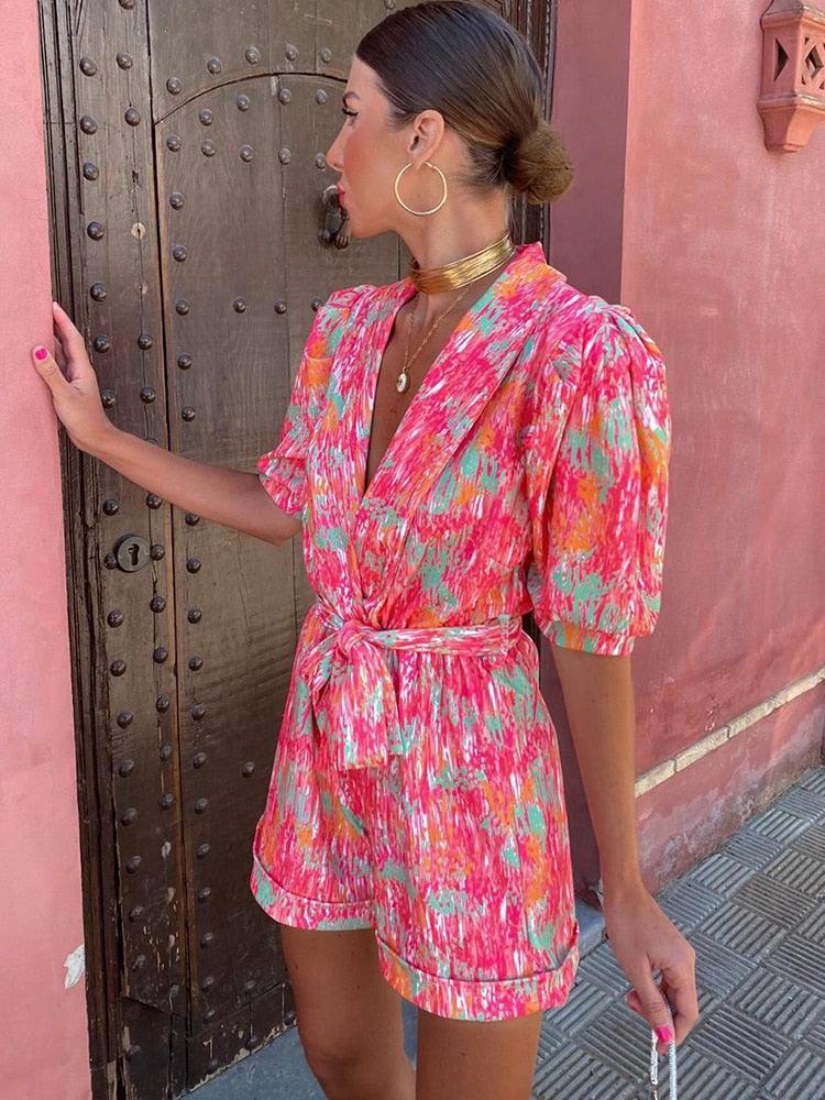 Vera | Dames Jumpsuit Feestelijk Katoen voor Chique Gelegenheden-6